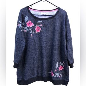 Women’s Maurices 2X Floral Sweater